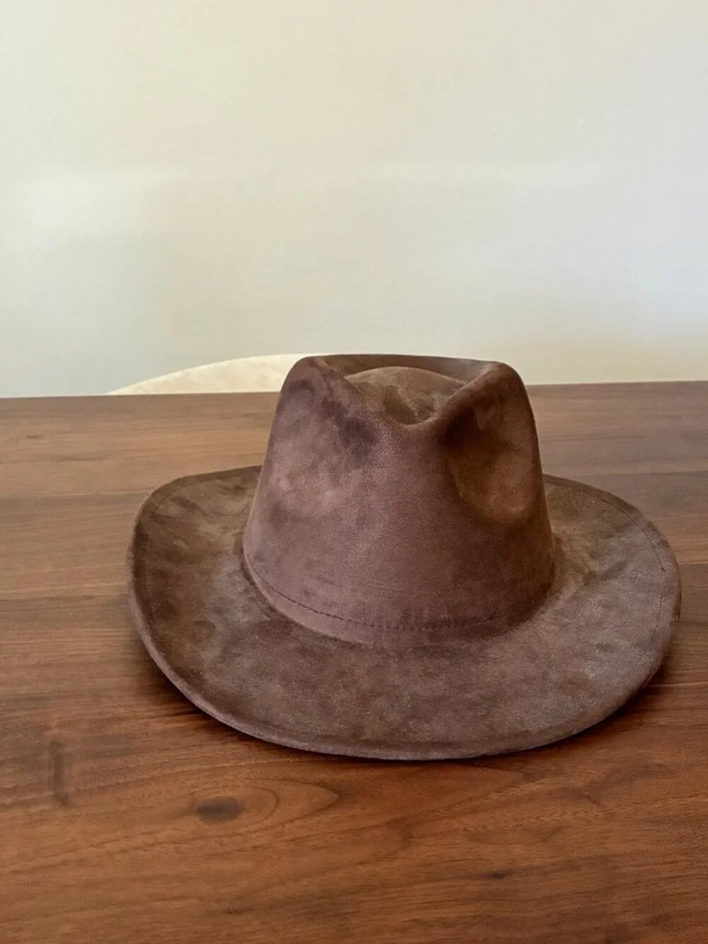 Brown Suede Western Cowboy Hat
